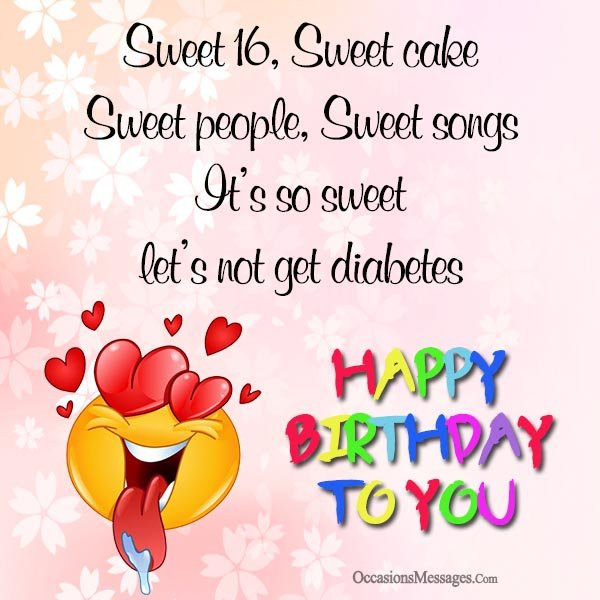 Sweet 16 Birthday Wishes
 16th Birthday Wishes Sweet Sixteen Birthday Messages