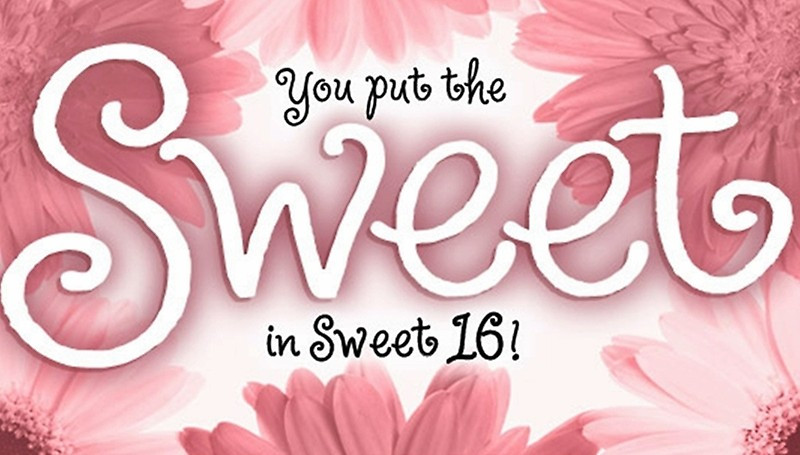 Sweet 16 Birthday Wishes
 "Sweet 16 Birthday Card" by Sherry Seely
