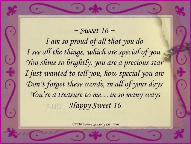 Sweet 16 Birthday Wishes
 Details about HAPPY Sweet 16 BIRTHDAY Bracelet Jewelry