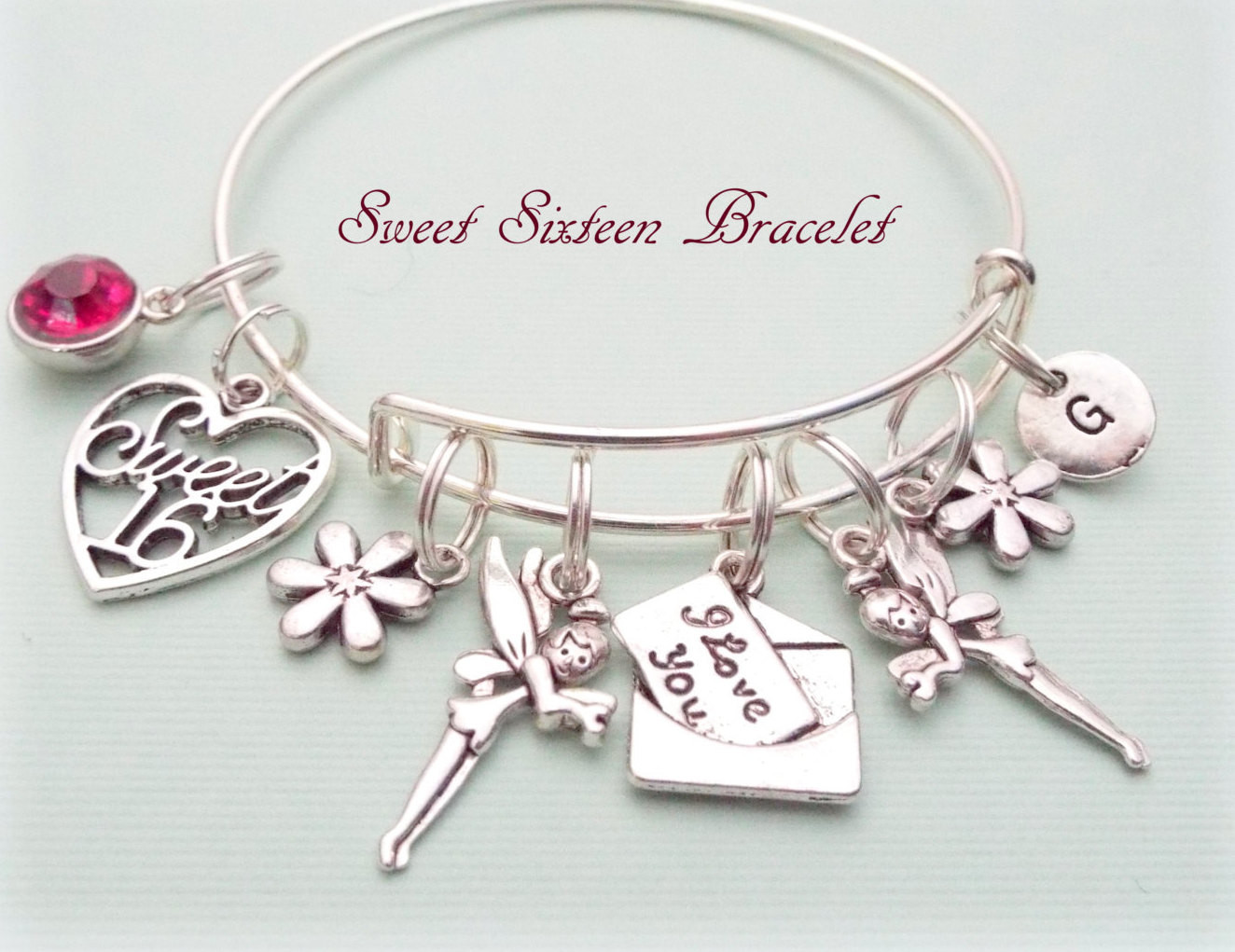 Sweet 16 Gift Ideas Girls
 Sweet 16 Gift Sweet 16 Charm Bracelet Gift Ideas for Her Teenage Girl Gift Ideas 16th