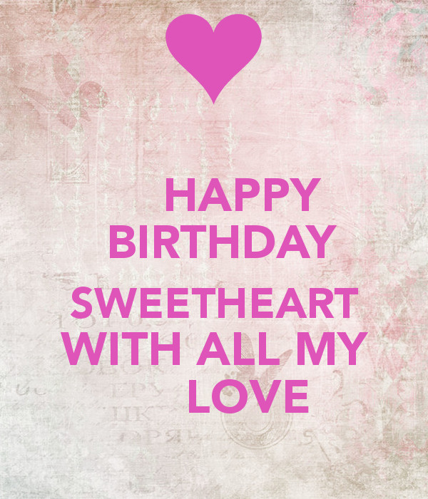 Sweet Birthday Quote
 Birthday Quotes For Sweetheart QuotesGram