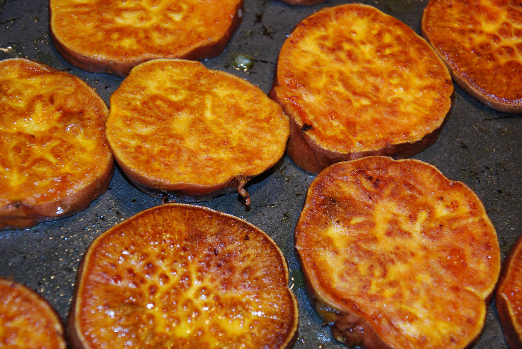 Sweet Potato Slices
 Caramelized Sweet Potato Slices Kathy Kaehler s Sunday