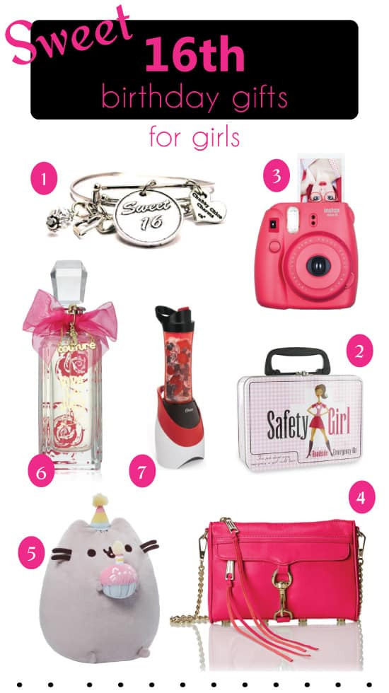 Sweet Sixteen Gift Ideas For Girls
 Sweet 16 Birthday Gifts Ideas for Girls That They ll Love