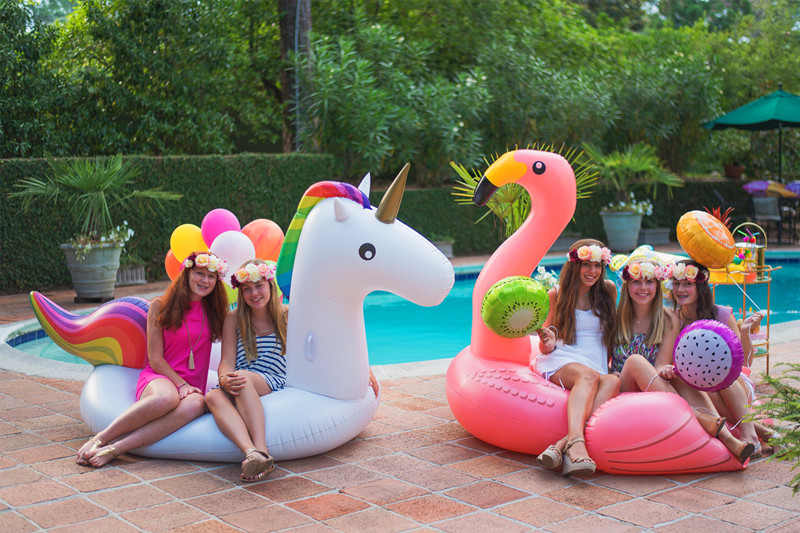 Swimming Pool Party Ideas
 Pool Party Ideas Via Blossom
