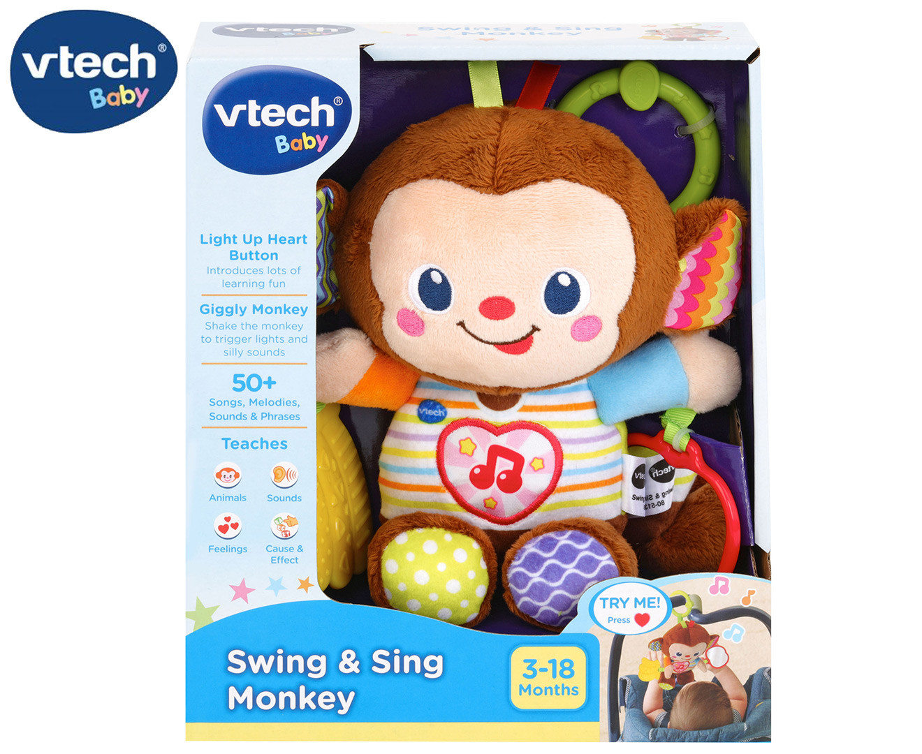 Swing Kids Sing Sing Sing
 VTech Baby Swing & Sing Monkey Toy