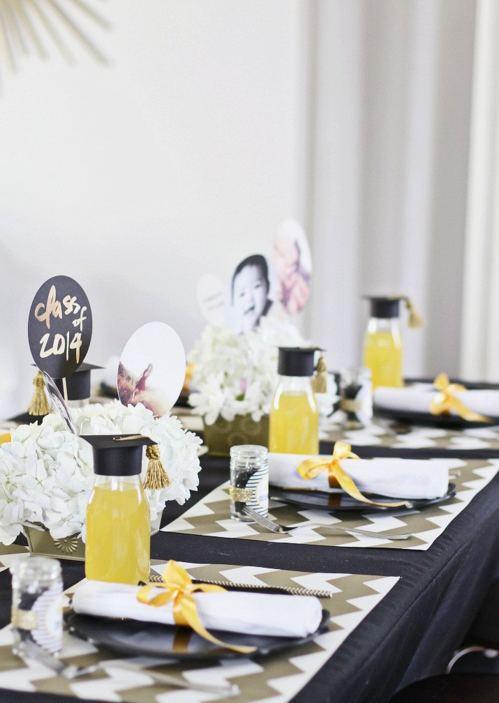 Table Ideas For Graduation Party
 Graduation Party Ideas Modern Classic Style Celebrations