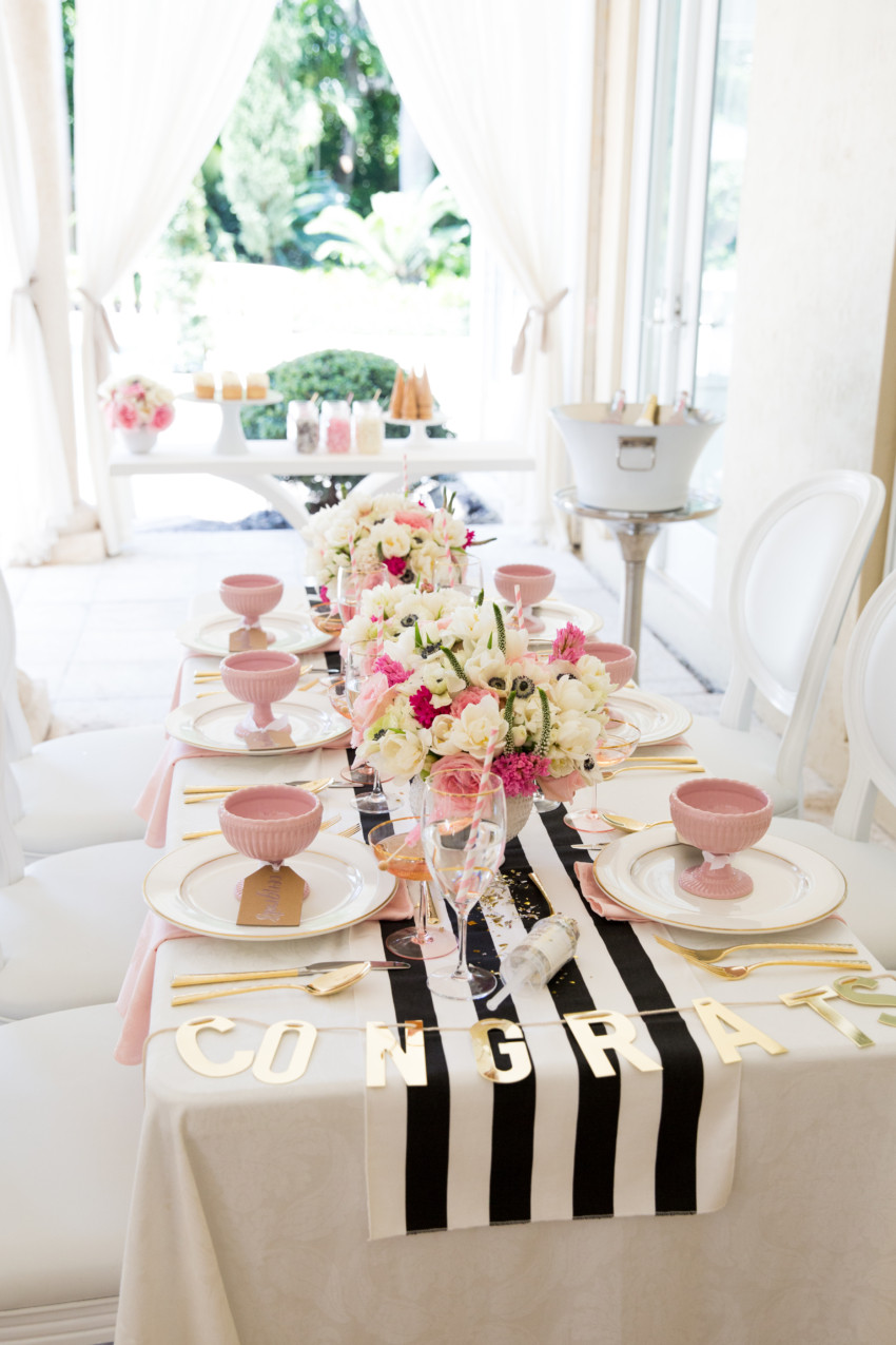 Table Ideas For Graduation Party
 Host the Prettiest Graduation Party Fashionable Hostess