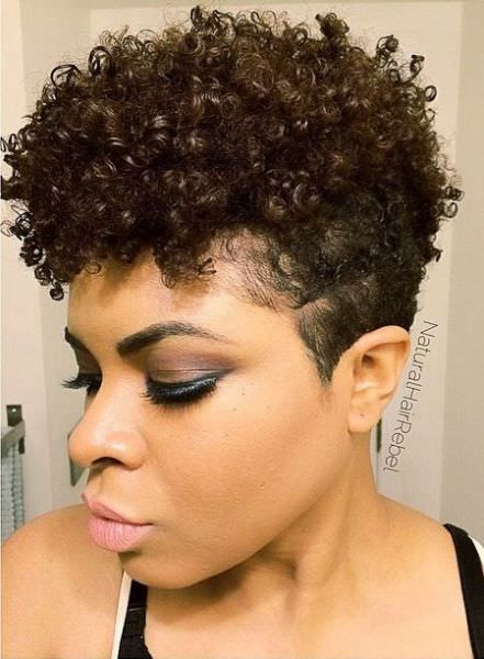 Tapered Cut For Natural Hair
 Beautiful Tapered Cut And Curls naturalhairrebel Black