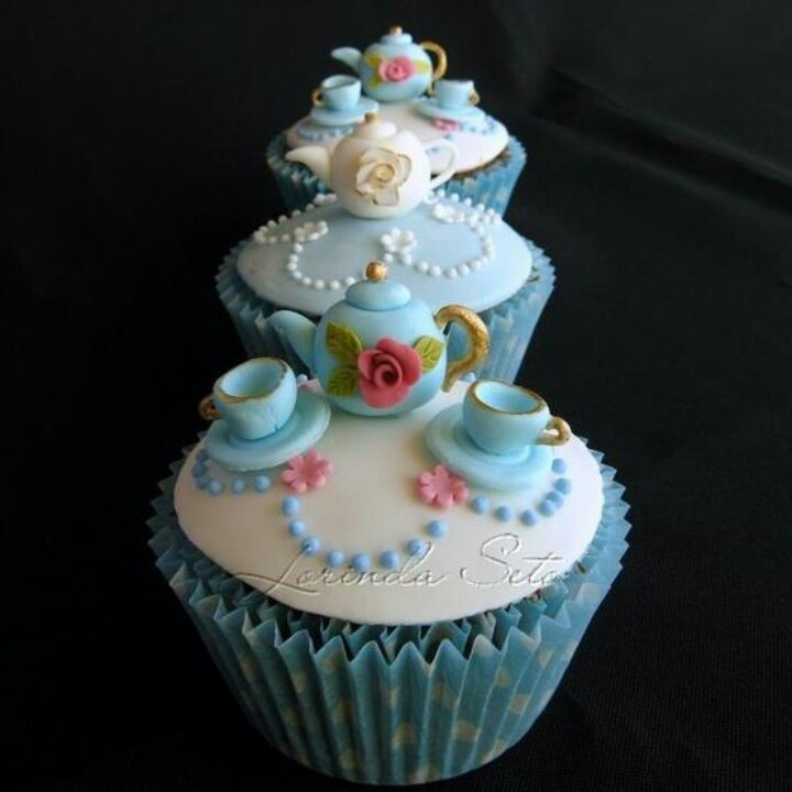 Tea Party Cupcake Ideas
 13 best Tea party cupcake ideas images on Pinterest