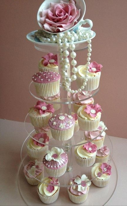 Tea Party Cupcake Ideas
 39 Gorgeous Cupcakes with Pearls Cupcakes Gallery
