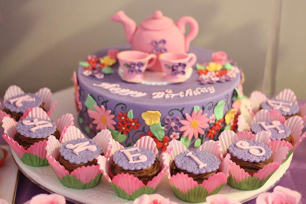 Tea Party Cupcakes Ideas
 Tea Party Birthday Party Ideas 7 of 8