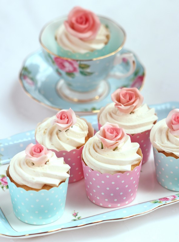 Tea Party Cupcakes Ideas
 Summer Cookies and Cupcakes