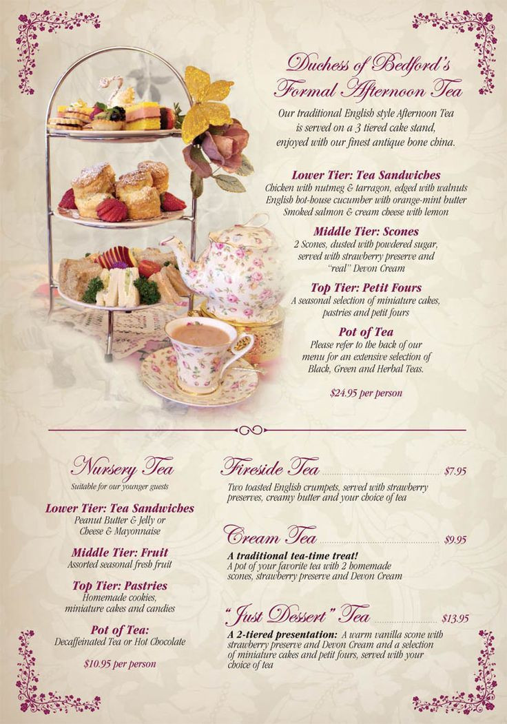 The Best Tea Party Menus Ideas Home, Family, Style and Art Ideas