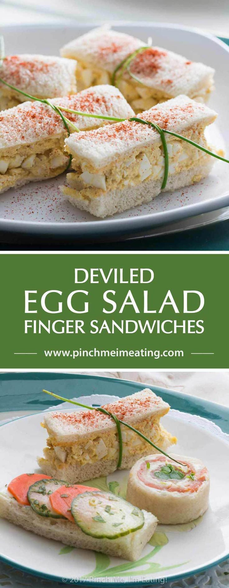 Tea Party Sandwich Ideas
 Deviled Egg Salad Finger Sandwiches Recipe