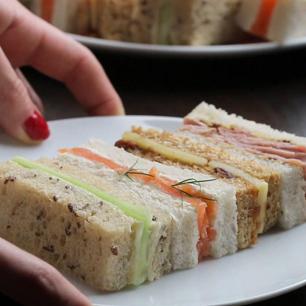 Tea Party Sandwich Ideas
 Finger Sandwiches Recipe by Tasty