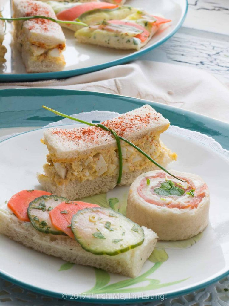 Tea Party Sandwich Ideas
 Deviled Egg Salad Finger Sandwiches