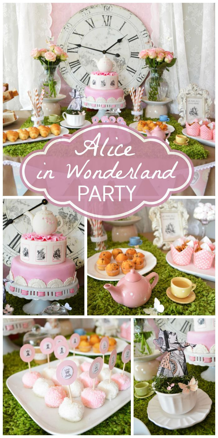 Tea Party Themed Baby Shower Ideas
 Ideas for my Alice in Wonderland themed Baby Shower