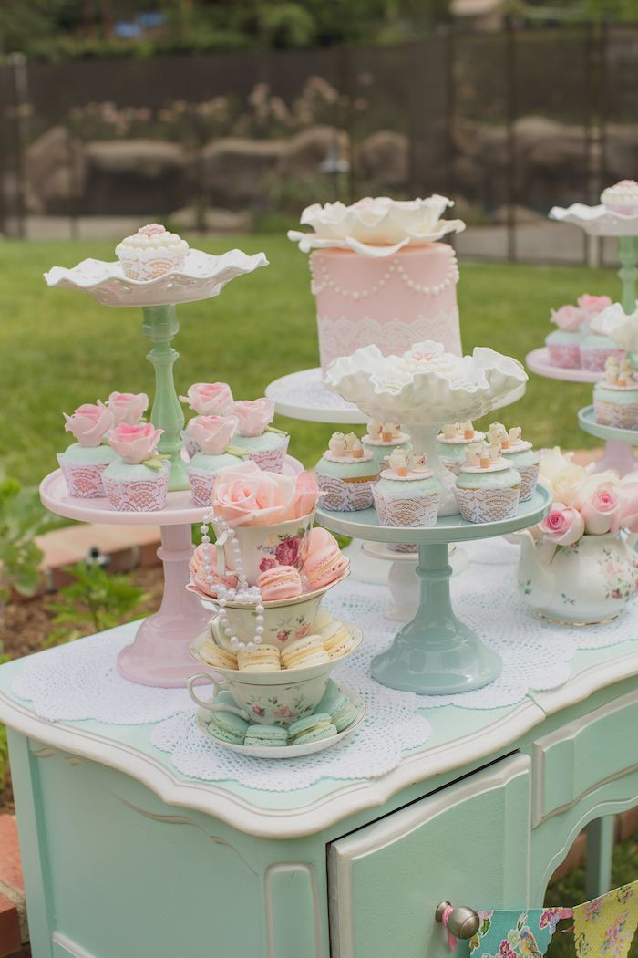 Tea Party Themed Baby Shower Ideas
 Pink Vintage Tea Party Party People