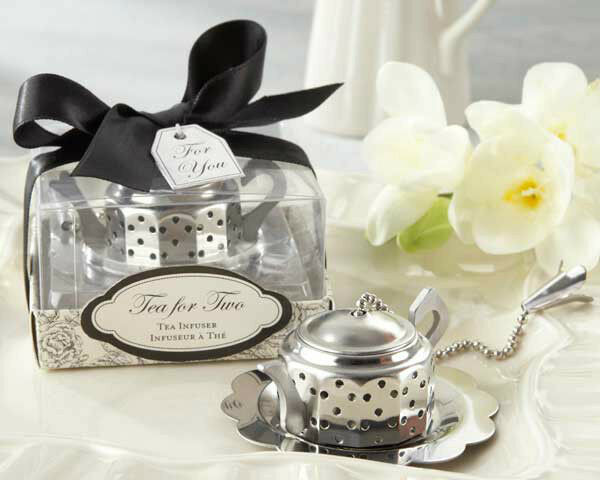 Tea Wedding Favors
 Tea For Two Teapot Tea Infuser Bridal Shower Wedding Tea