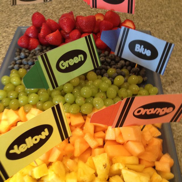 Teacher Graduation Party Ideas
 Fruit tray for a kindergarten teacher t shower