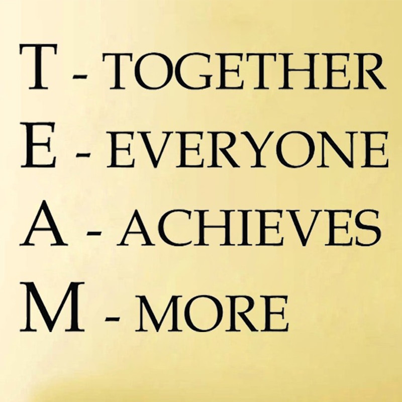 Team Building Motivational Quotes
 Aliexpress Buy Team Motivational Quote fice Wall