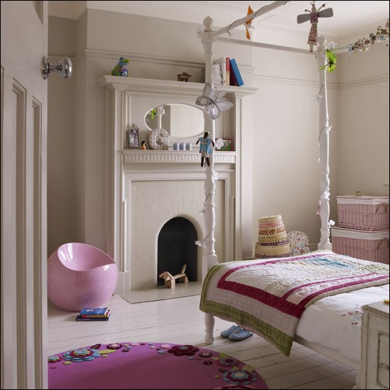 Teenage Girls Bedroom
 Key Interiors by Shinay Vintage Style Teen Girls Bedroom