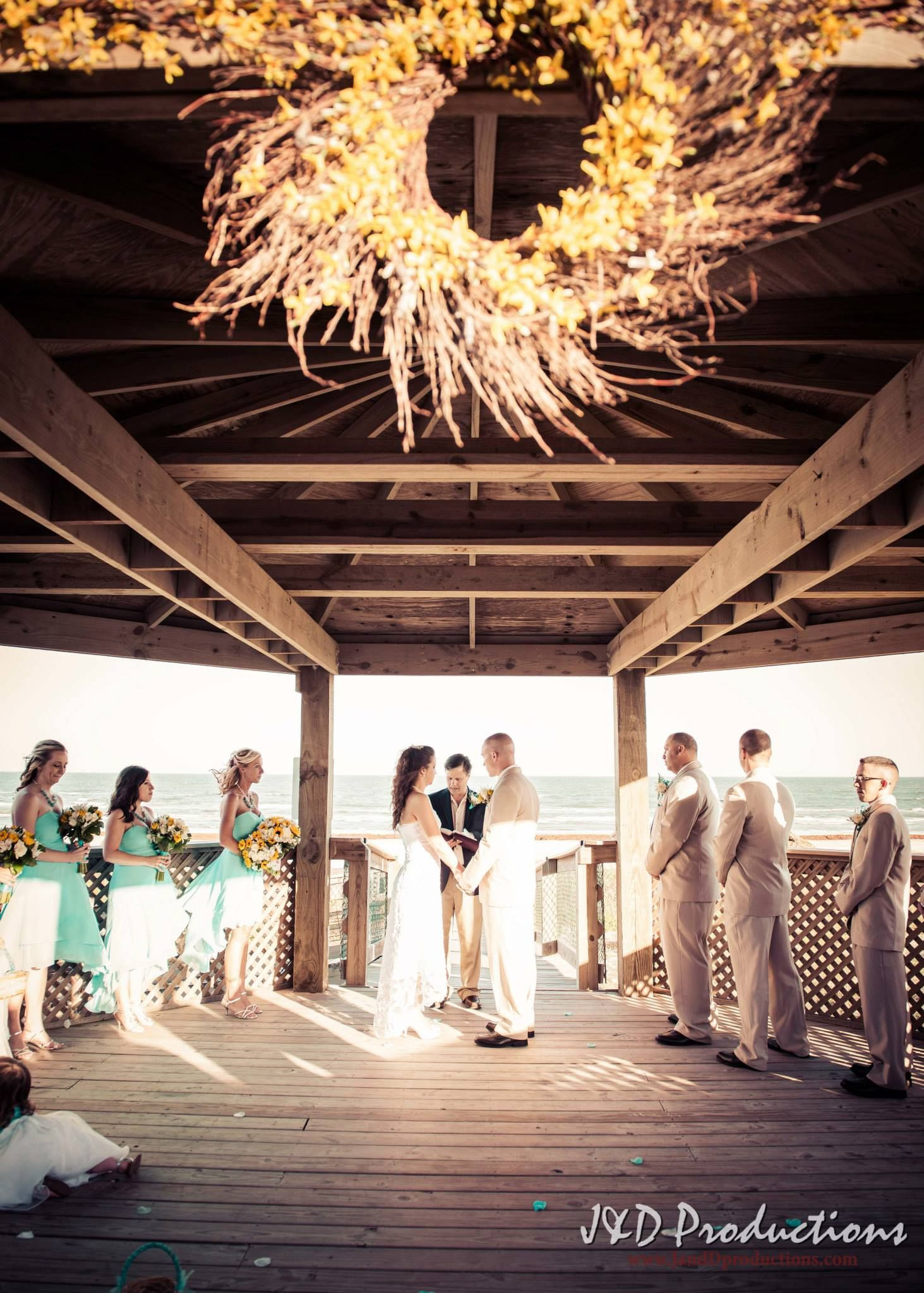 Texas Beach Weddings
 Brittany and Zach s wedding at Stahlman Park in Surfside