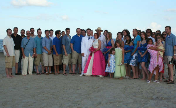 Texas Beach Weddings
 Real Weddings Jennifer and Richard s Beach Wedding in