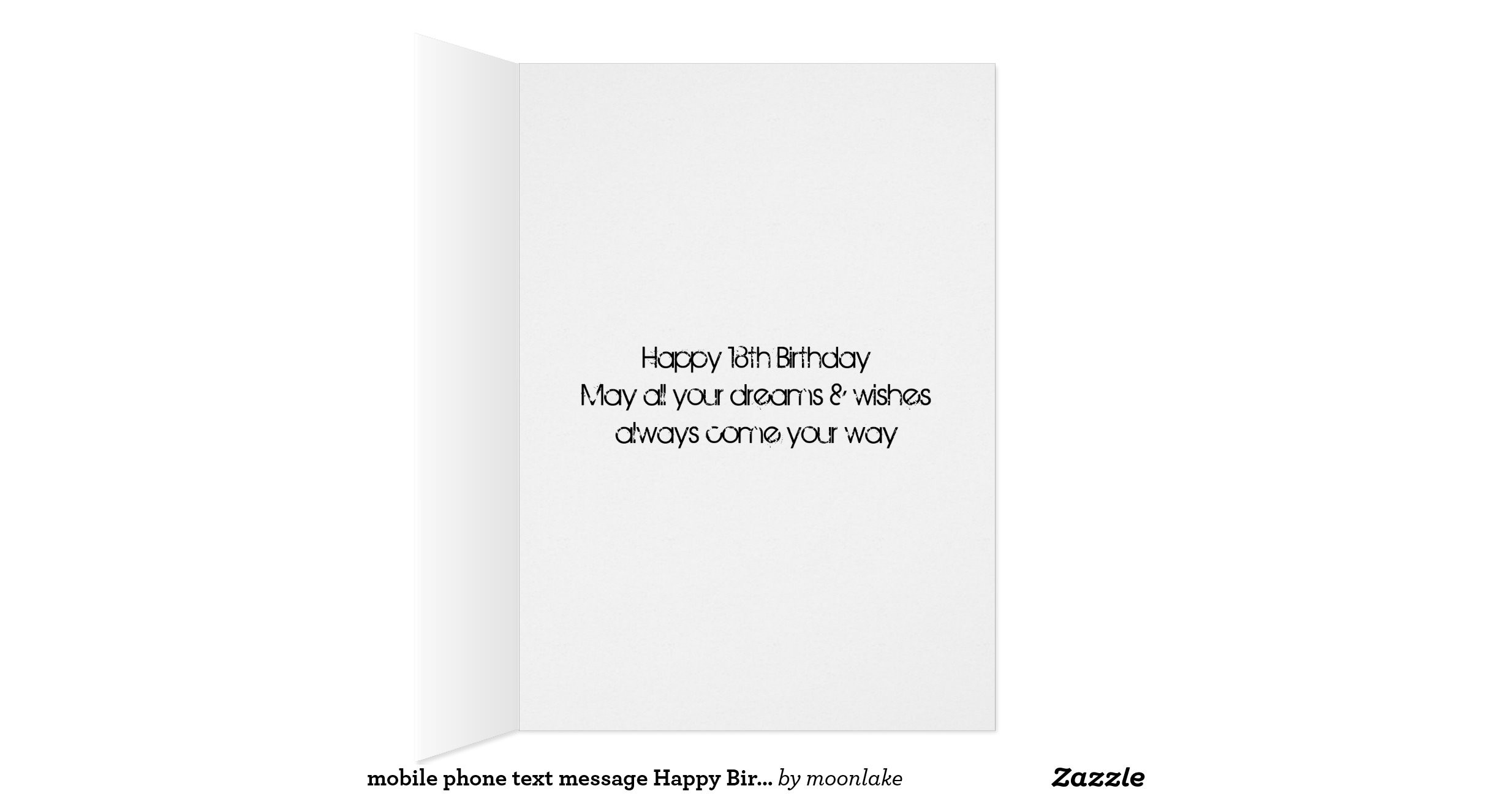 Text Message Birthday Cards
 mobile phone text message Happy Birthday cellphone