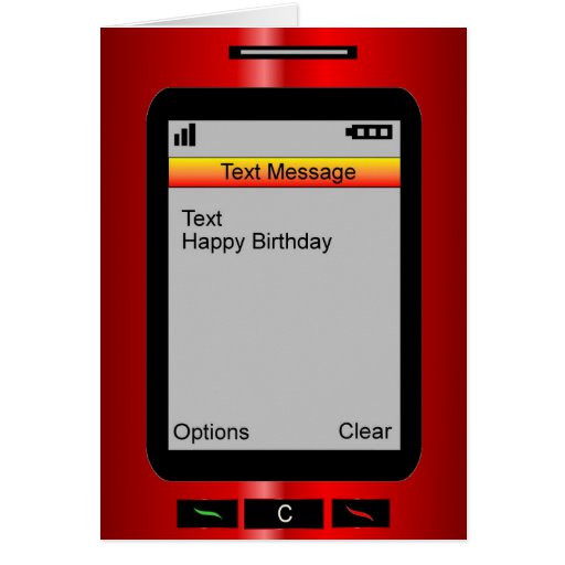 Text Message Birthday Cards
 Text Message Happy Birthday Cards