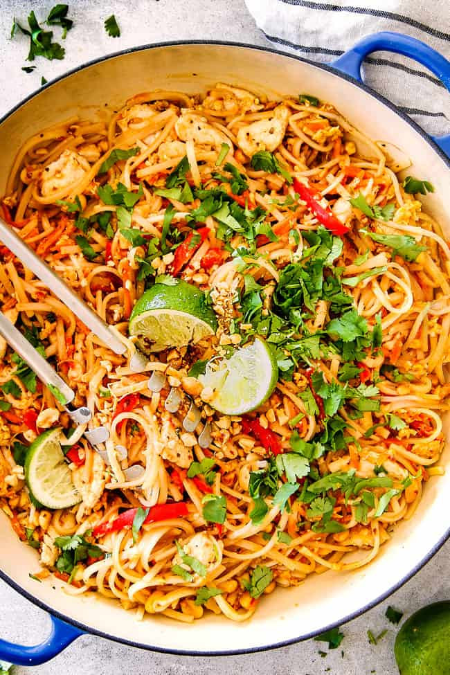 Thai Recipes Chicken
 BEST EVER Chicken Pad Thai Video with Pantry Friendly