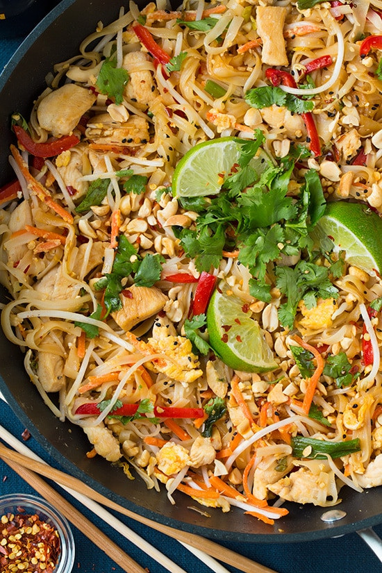 Thai Recipes Chicken
 Pad Thai Recipe with Chicken Cooking Classy