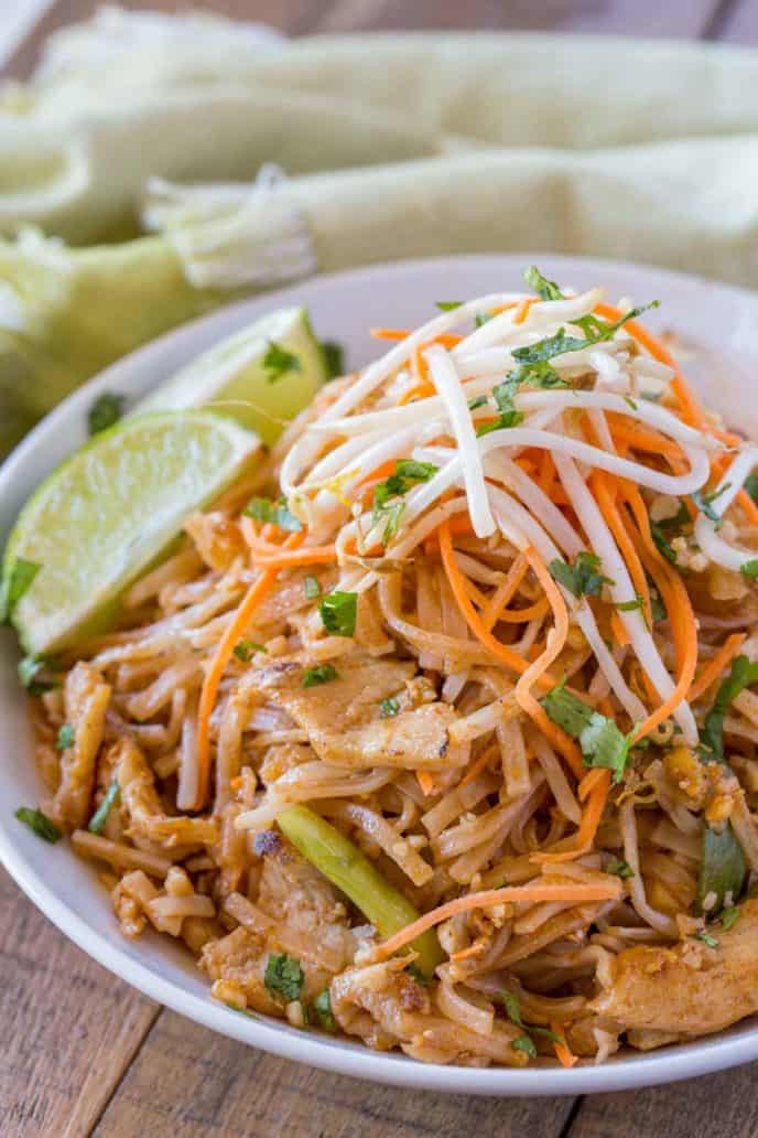 Thai Recipes Chicken
 Chicken Pad Thai Dinner then Dessert