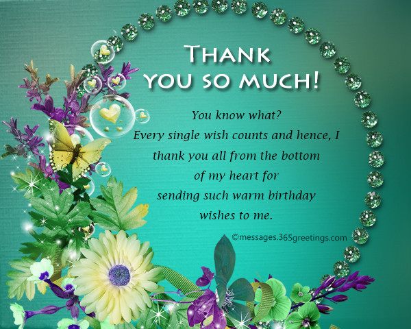Thank You All For Birthday Wishes
 Thank You Message For Birthday Wishes