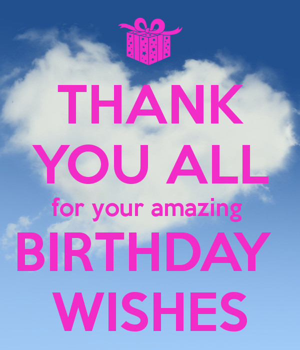 Thank You All For Birthday Wishes
 THANK YOU ALL for your amazing BIRTHDAY WISHES Poster
