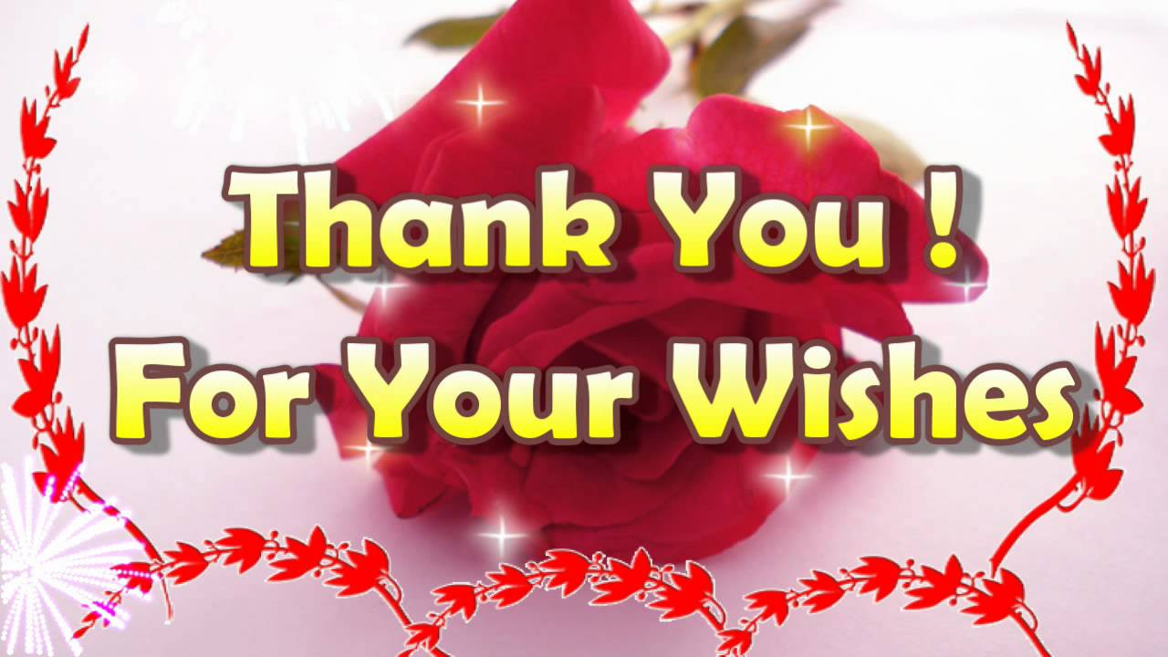 Thank You All For Your Birthday Wishes
 Thank You For Your Wishes Thank You ECard