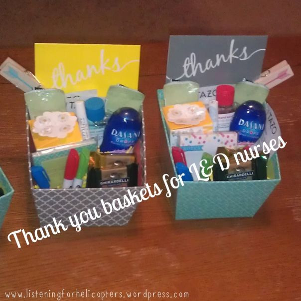 Thank You Delivery Gift Ideas
 Thank You Gifts for L&D Nurses