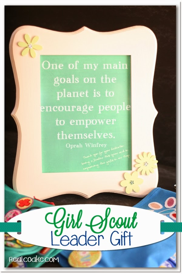 Thank You Gift Ideas For Girl Scout Leaders
 15 Homemade Gift Ideas The Real Thing with the Coake Family