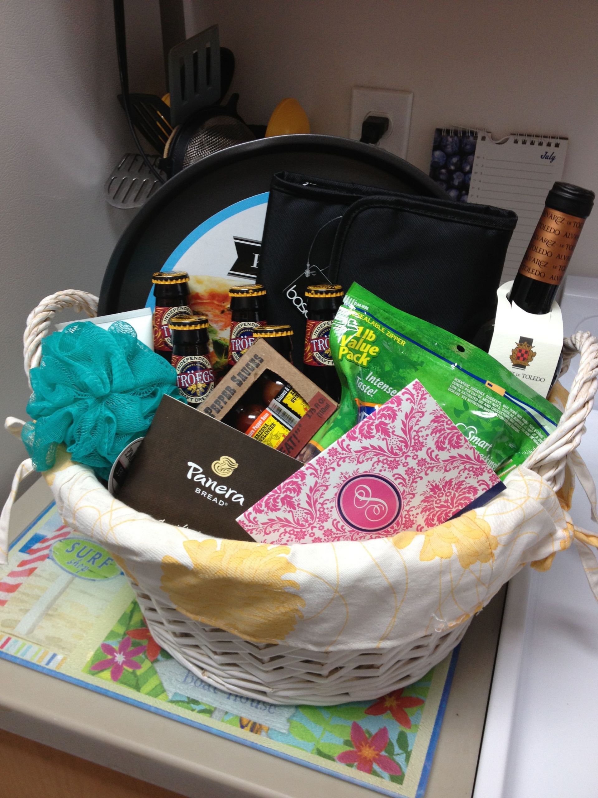 Thank You Gift Ideas For Men
 Thank you basket for my boyfriend