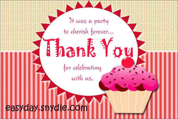 Thank You Notes For Birthday Gifts
 48 Free Gift Cards