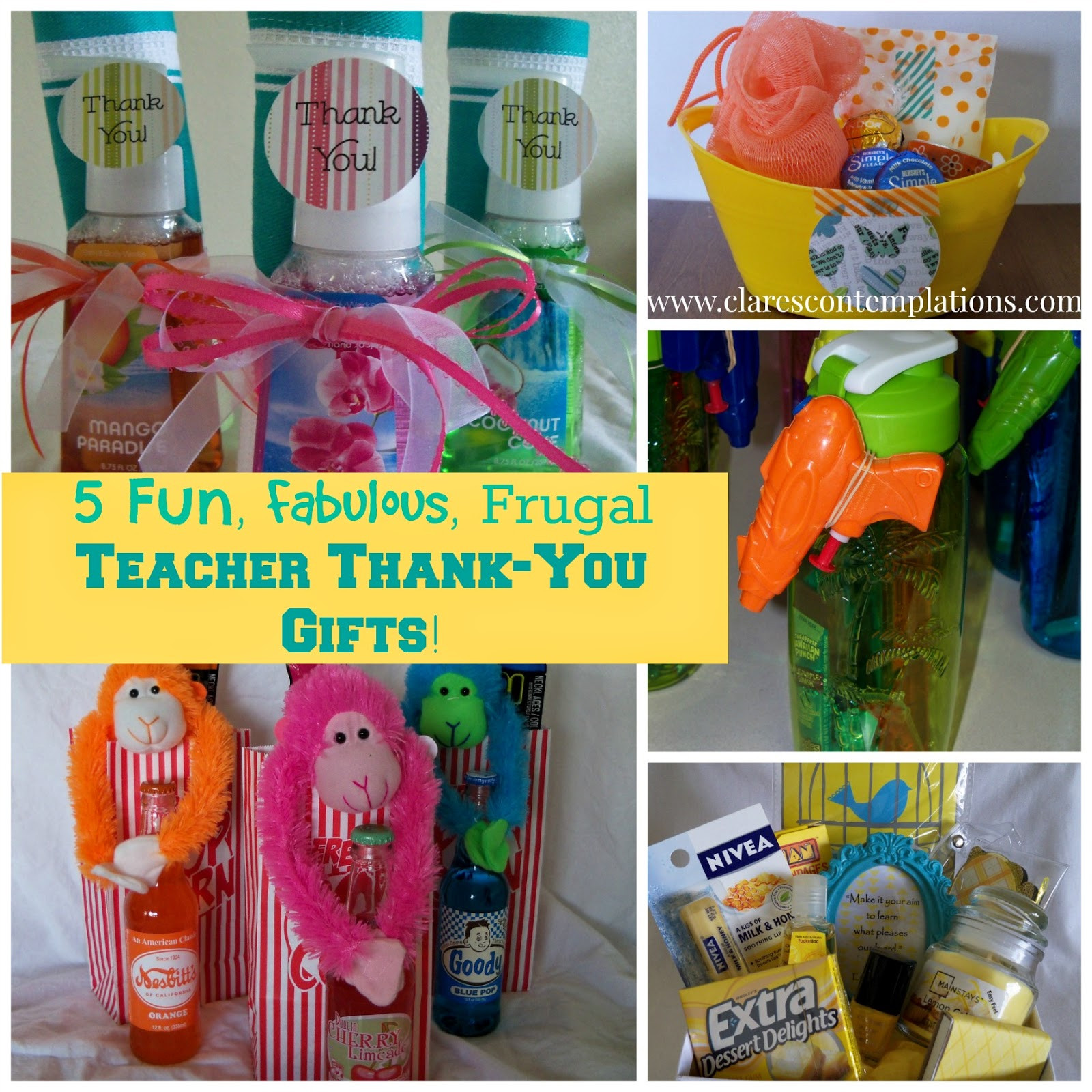 Thank You Teacher Gift Ideas
 Clare s Contemplations 5 Unique Thoughtful and Frugal