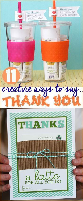 Thank You Teacher Gift Ideas
 Creative Ways to Say Thank You Gift Ideas