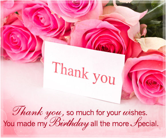 Thanks For Your Birthday Wishes
 Thank You Card Templates Free Sample Example Format