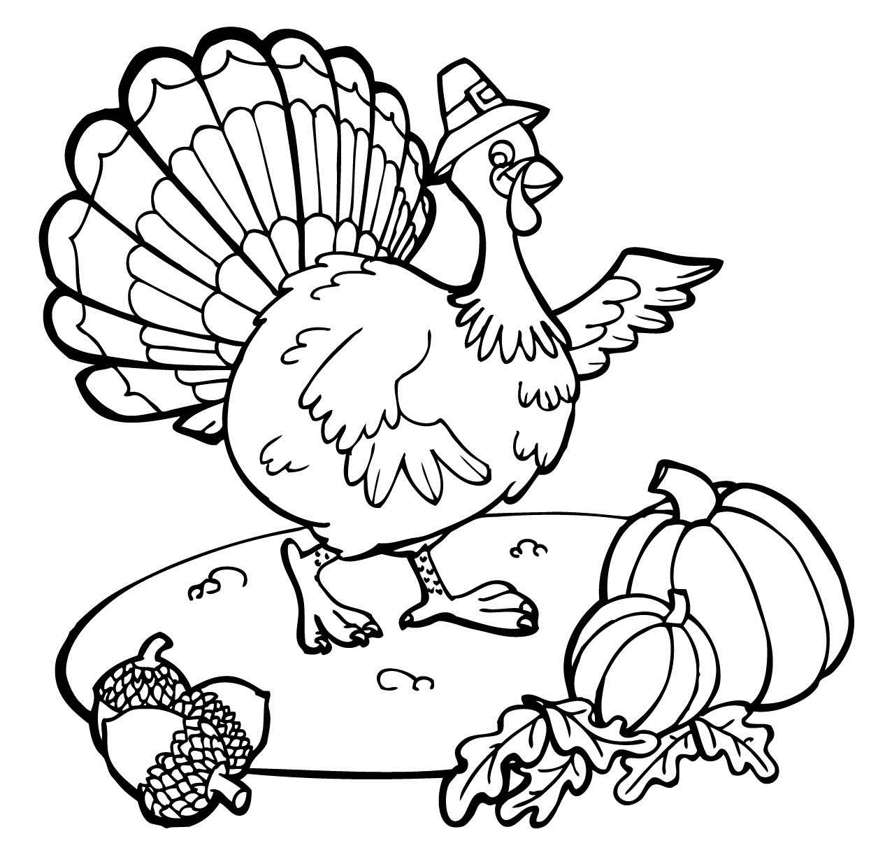 Thanksgiving Coloring For Kids
 Free Printable Thanksgiving Coloring Pages For Kids