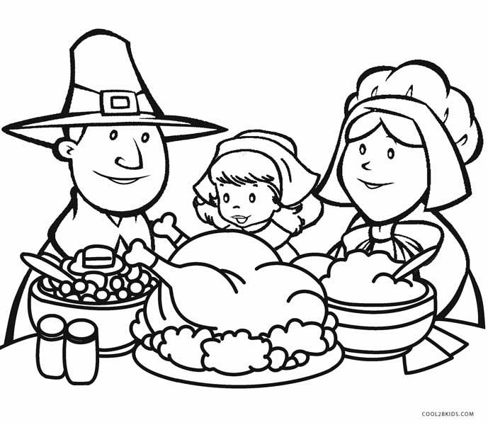 Thanksgiving Coloring For Kids
 Printable Thanksgiving Coloring Pages For Kids