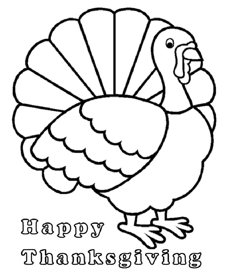 Thanksgiving Coloring For Kids
 Turkey coloring pages for kids