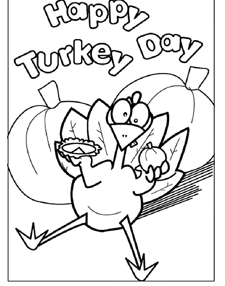 Thanksgiving Coloring For Kids
 Turkey coloring pages for kids