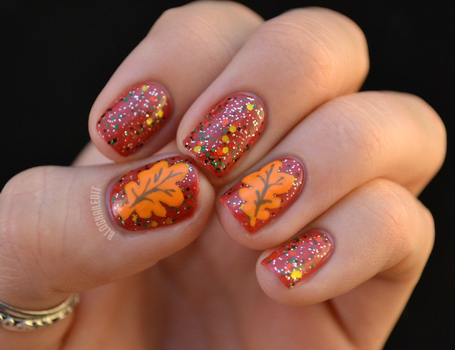 Thanksgiving Nail Art Ideas
 Thanksgiving nail art 13 festive fall manicure tutorials
