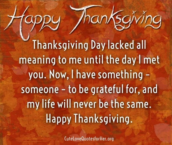 Thanksgiving Quotes Boyfriend
 romantic thanksgiving day love sayings in 2019