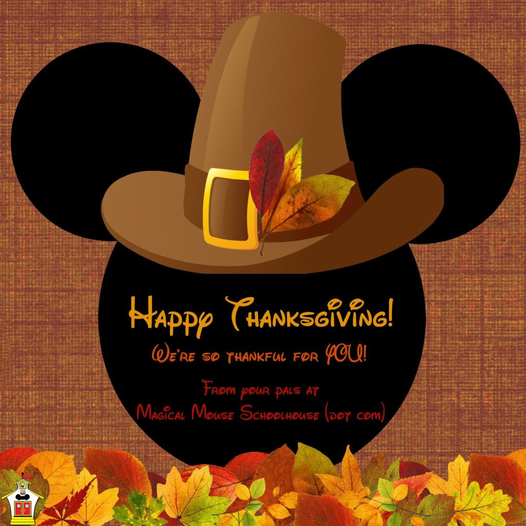 Thanksgiving Quotes Disney
 Wishing Our Fans Friends and Family a Very Happy